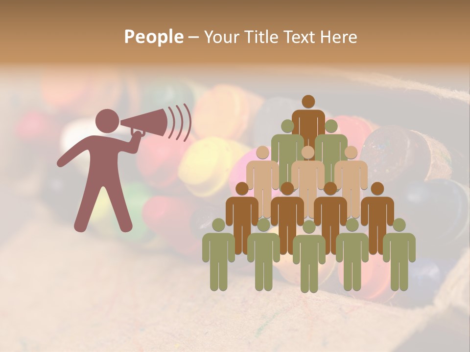 Orange Graphics White PowerPoint Template