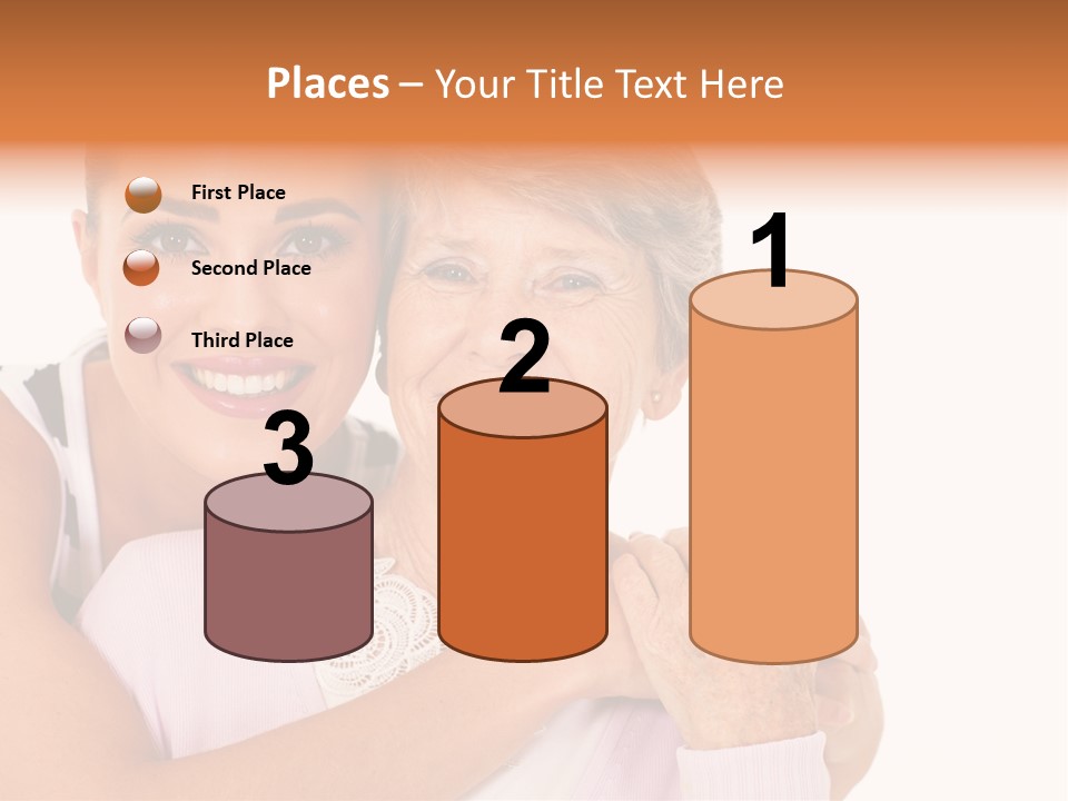 Female Cute Portrait PowerPoint Template