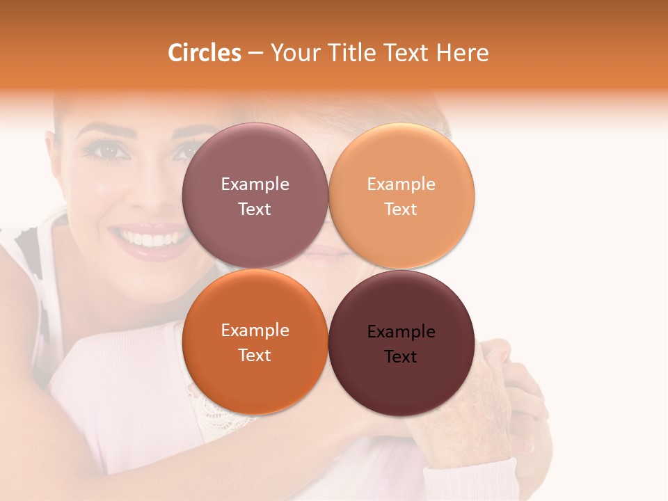 Female Cute Portrait PowerPoint Template