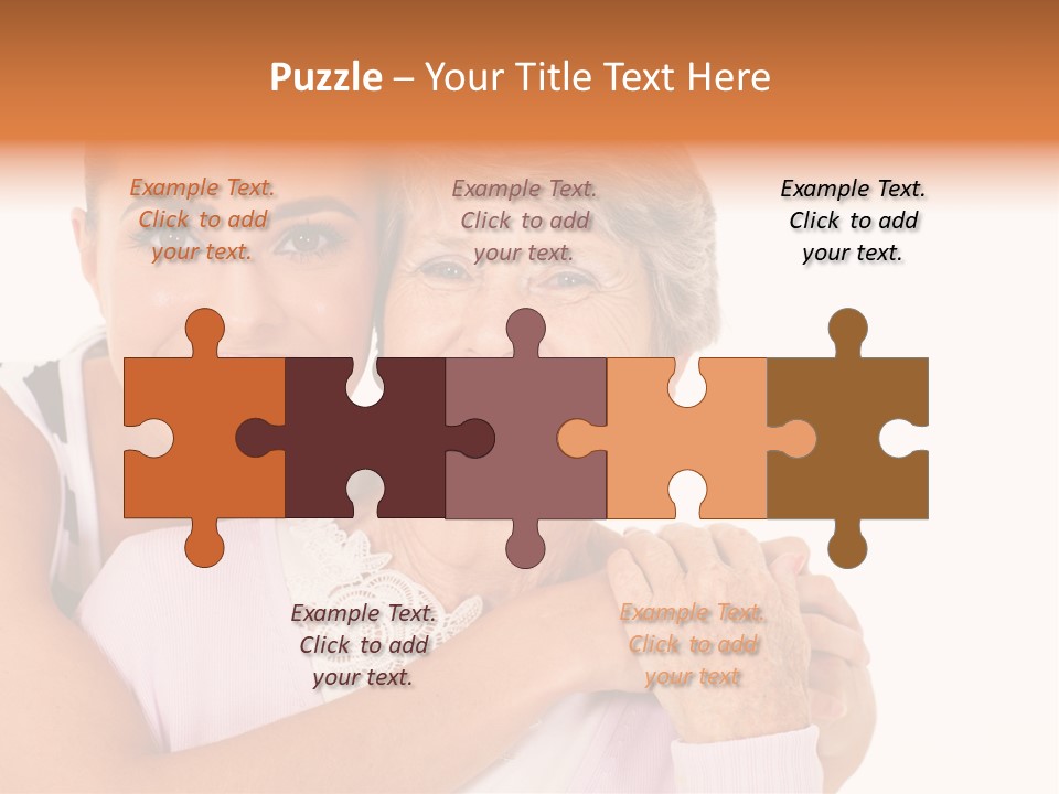 Female Cute Portrait PowerPoint Template