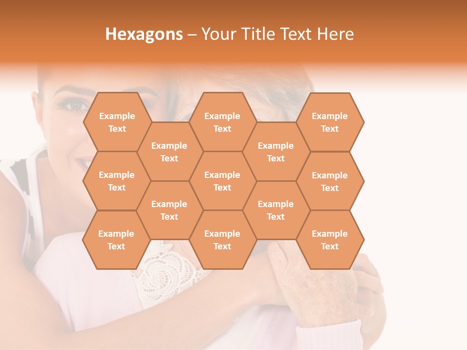 Female Cute Portrait PowerPoint Template