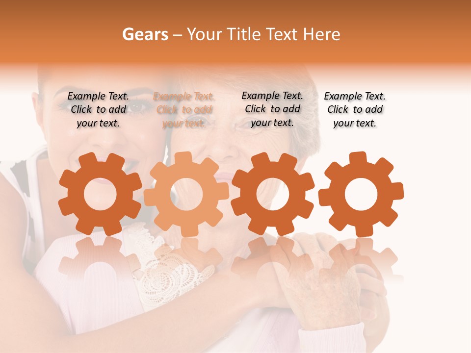 Female Cute Portrait PowerPoint Template