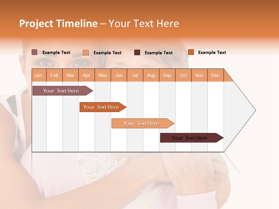 Female Cute Portrait PowerPoint Template