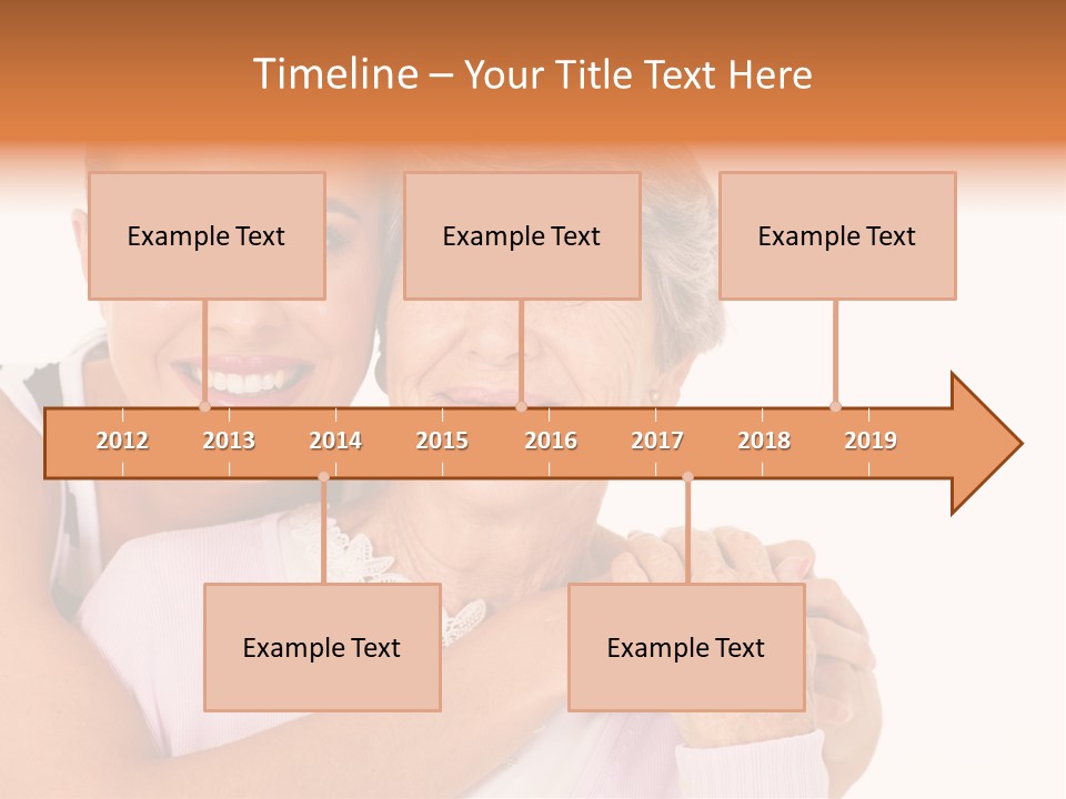 Female Cute Portrait PowerPoint Template