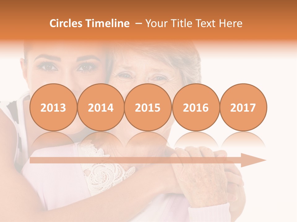 Female Cute Portrait PowerPoint Template