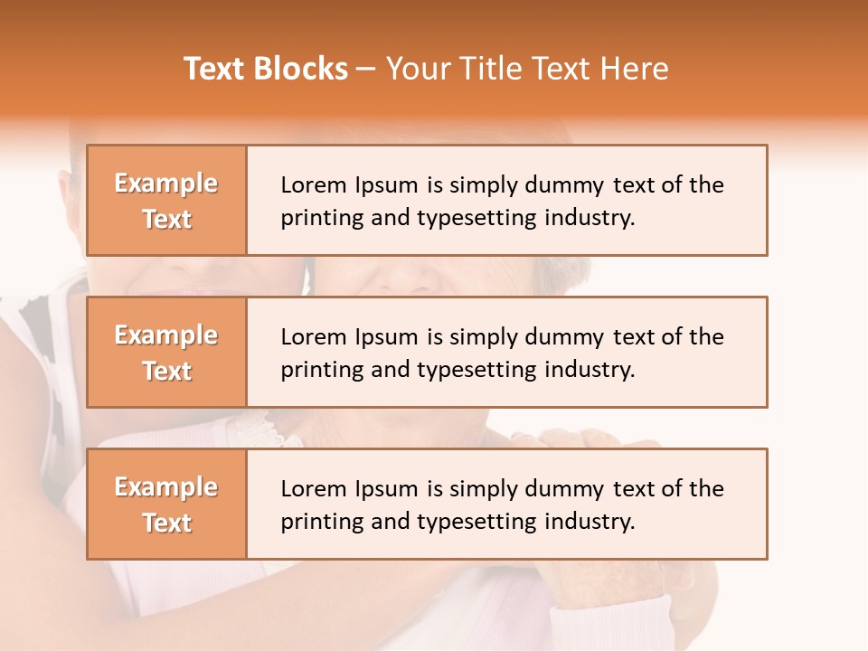 Female Cute Portrait PowerPoint Template