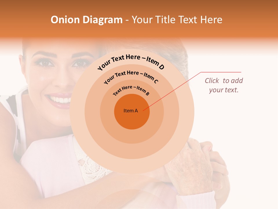 Female Cute Portrait PowerPoint Template