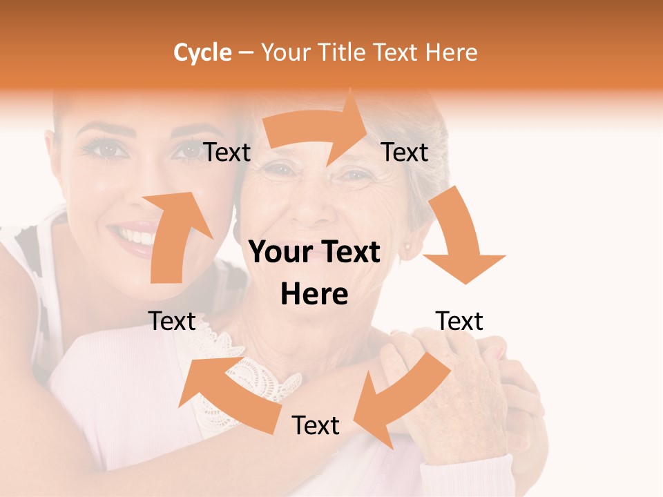 Female Cute Portrait PowerPoint Template