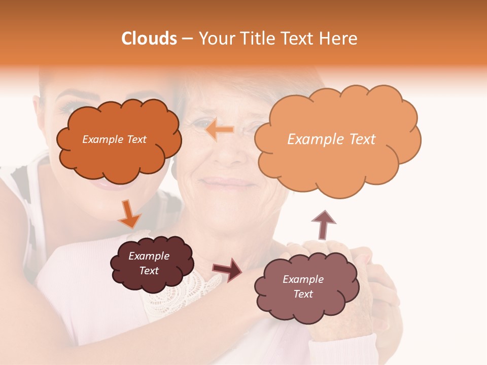 Female Cute Portrait PowerPoint Template