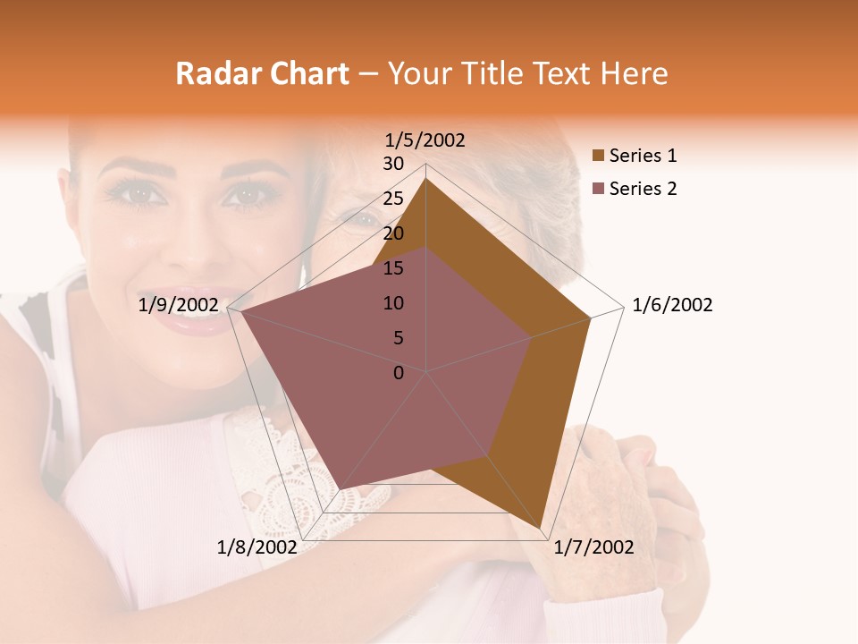 Female Cute Portrait PowerPoint Template