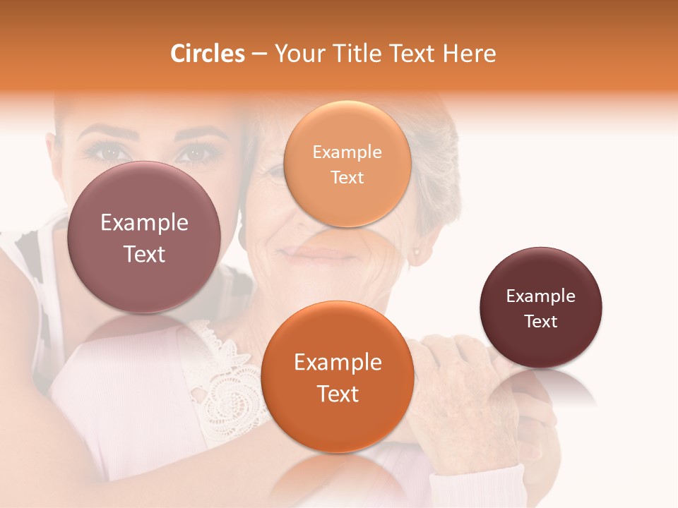 Female Cute Portrait PowerPoint Template