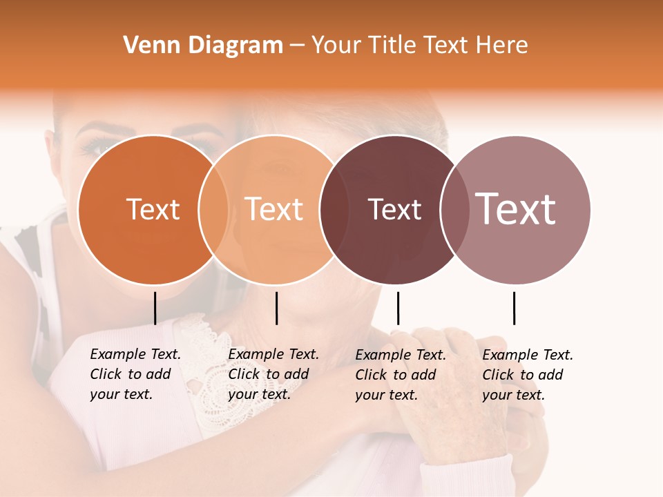 Female Cute Portrait PowerPoint Template