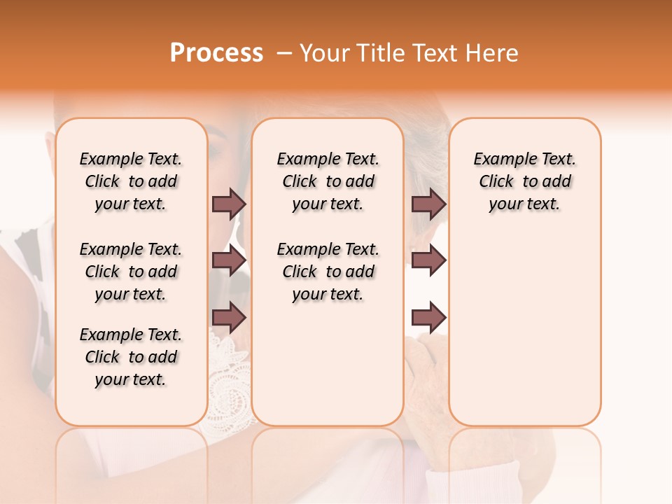 Female Cute Portrait PowerPoint Template