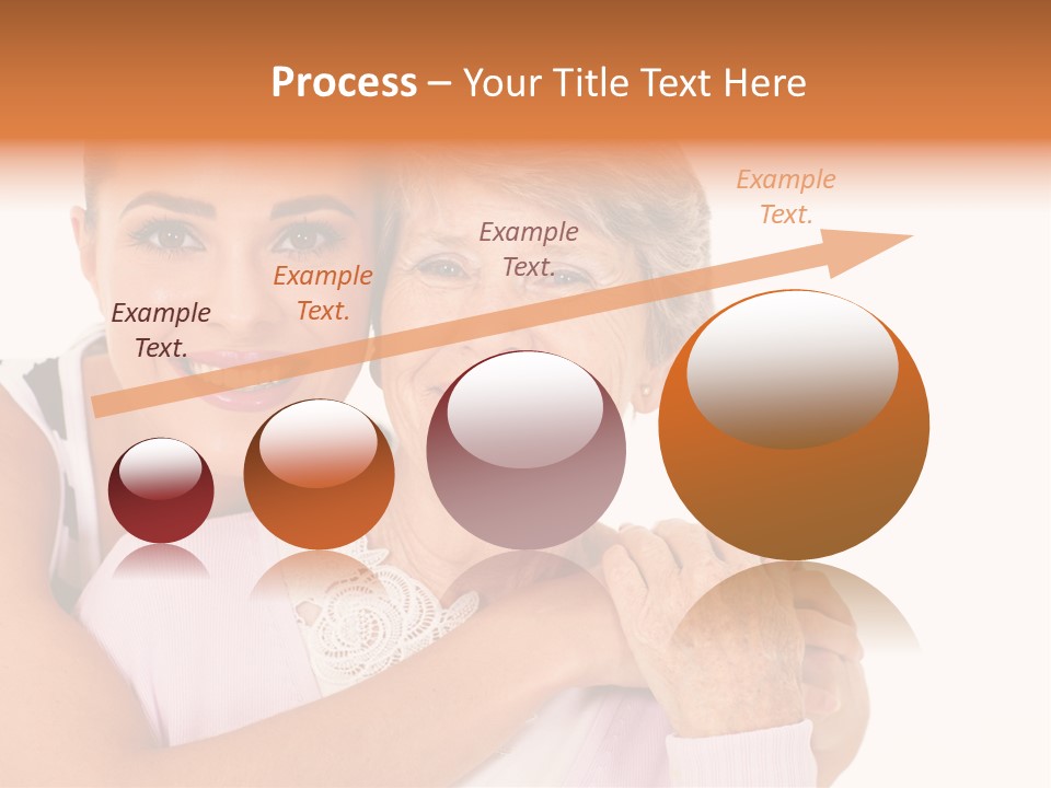 Female Cute Portrait PowerPoint Template