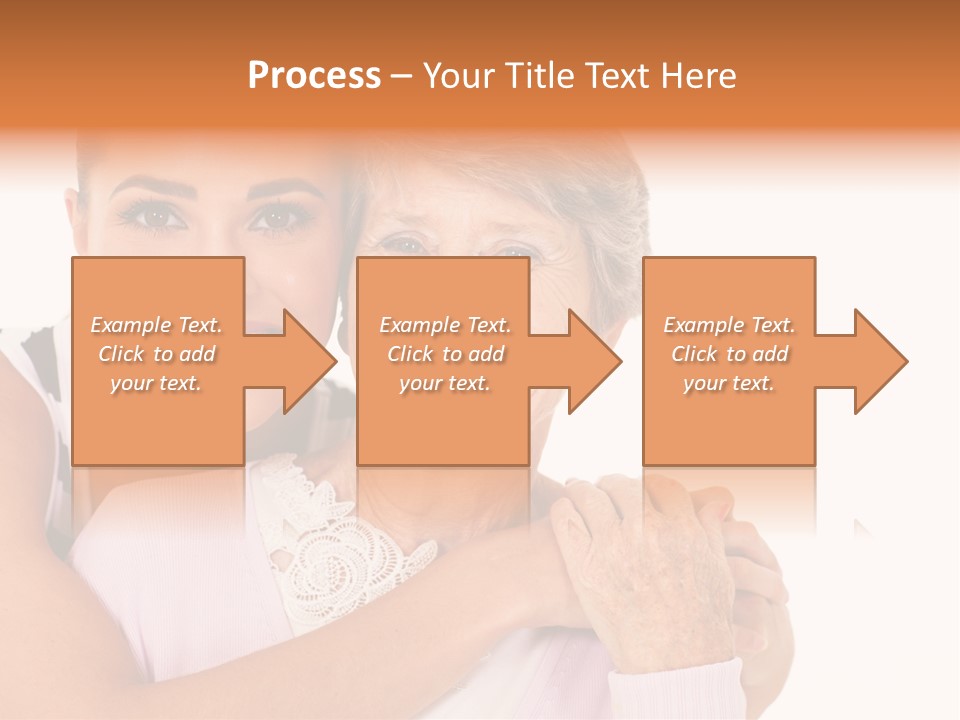 Female Cute Portrait PowerPoint Template