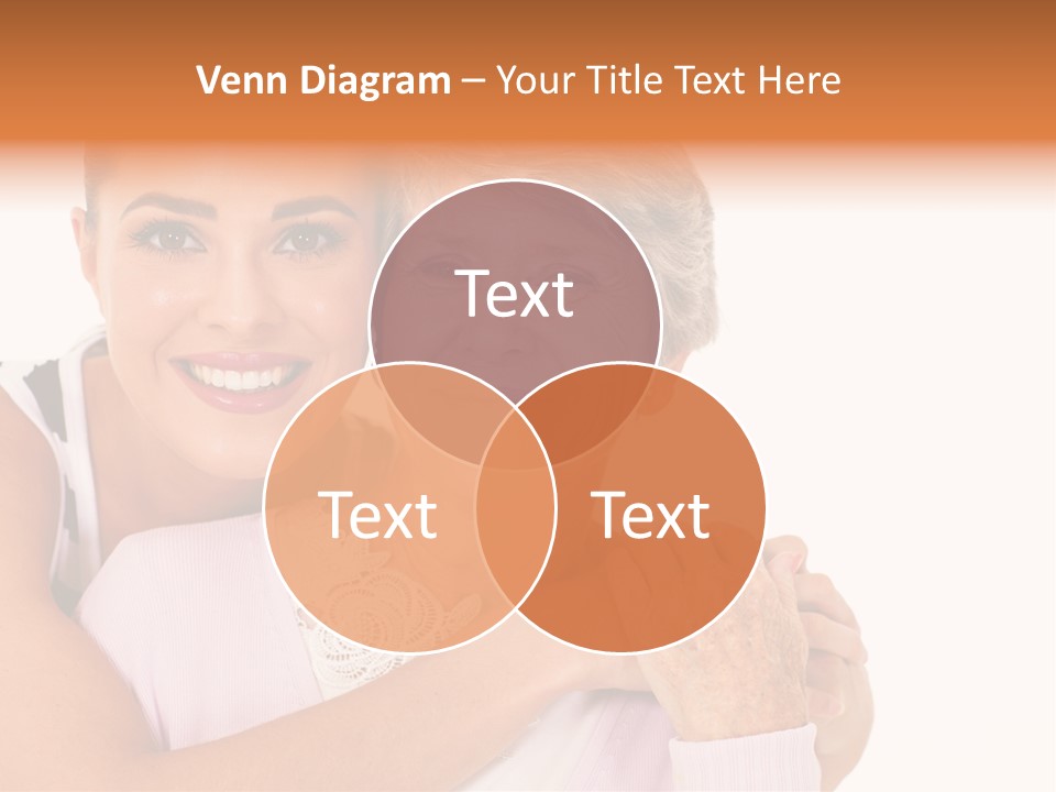 Female Cute Portrait PowerPoint Template