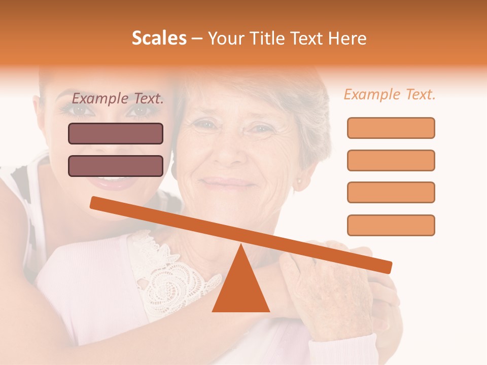 Female Cute Portrait PowerPoint Template