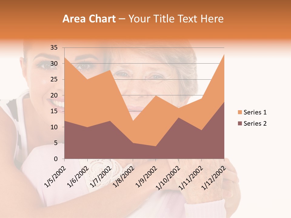 Female Cute Portrait PowerPoint Template