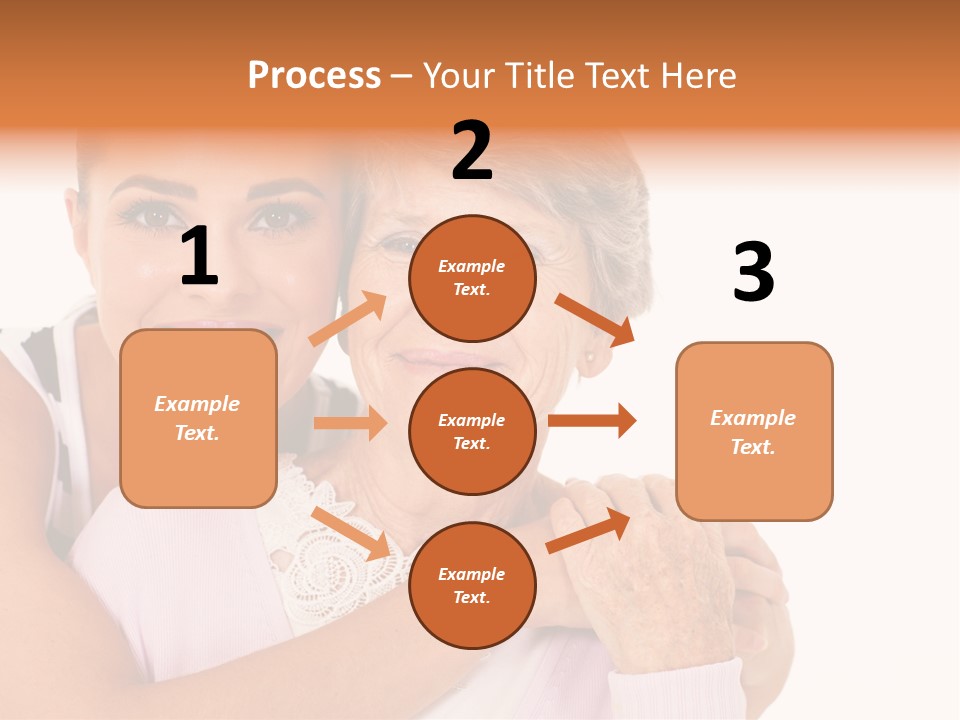 Female Cute Portrait PowerPoint Template