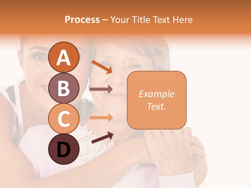 Female Cute Portrait PowerPoint Template