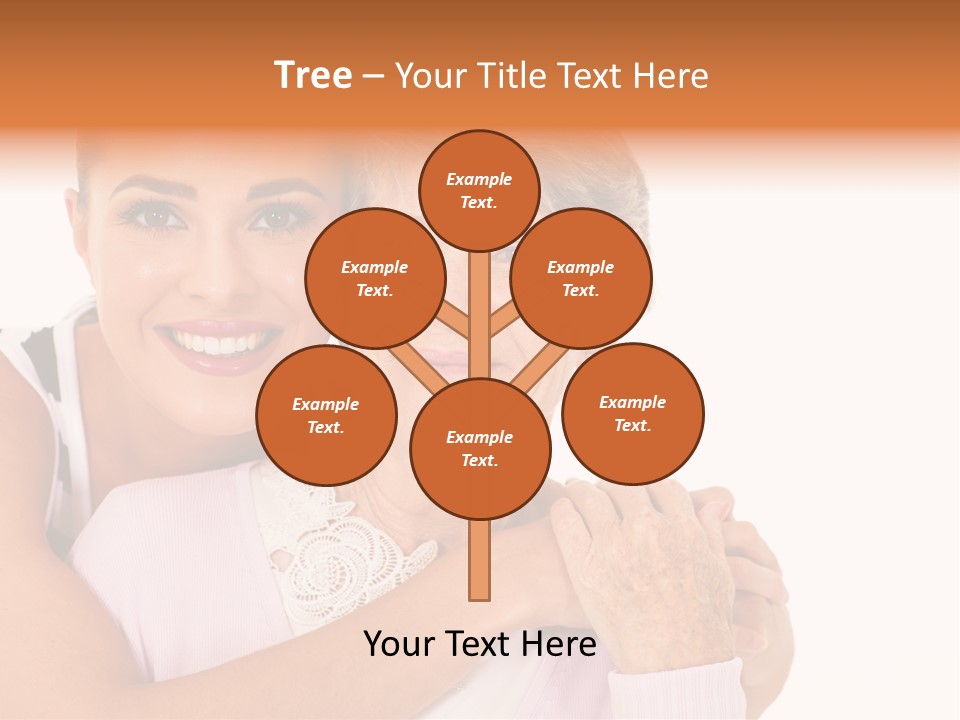 Female Cute Portrait PowerPoint Template