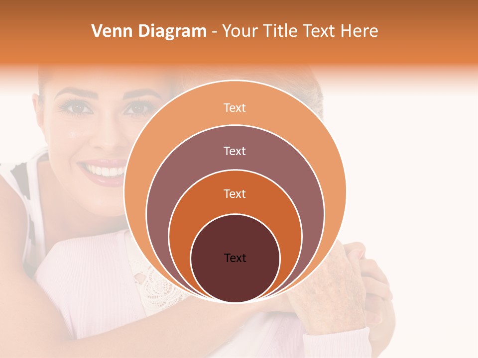 Female Cute Portrait PowerPoint Template