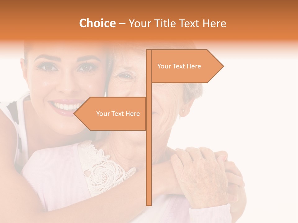 Female Cute Portrait PowerPoint Template