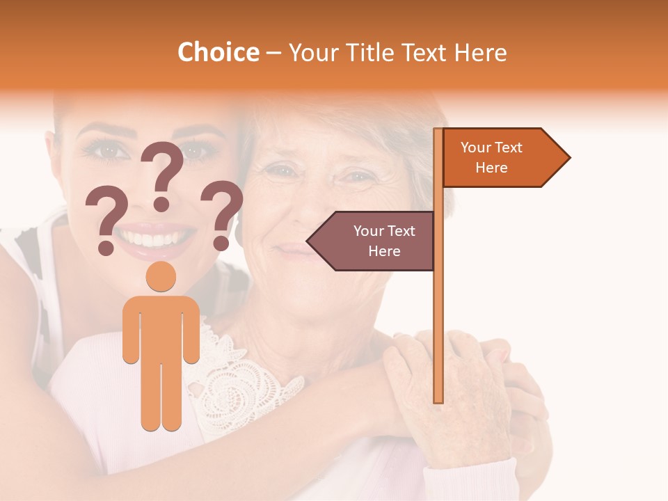 Female Cute Portrait PowerPoint Template