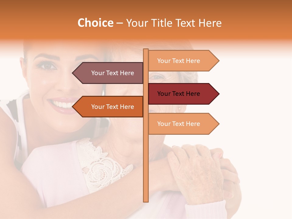 Female Cute Portrait PowerPoint Template