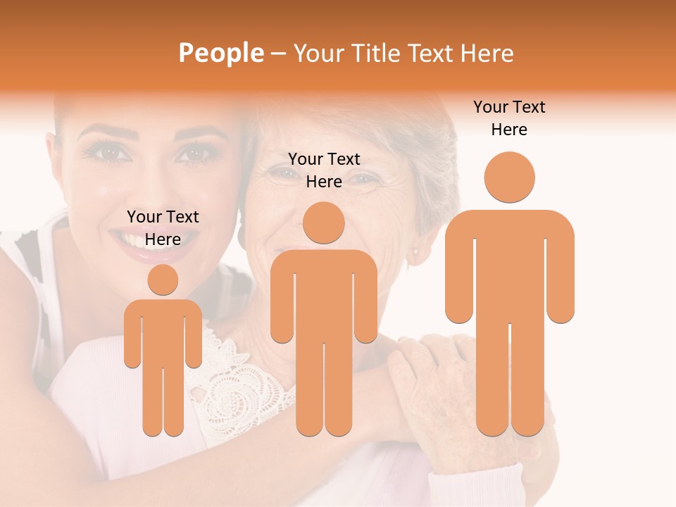 Female Cute Portrait PowerPoint Template