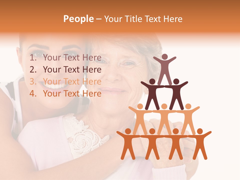 Female Cute Portrait PowerPoint Template