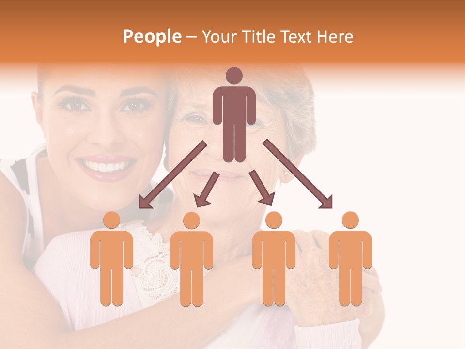 Female Cute Portrait PowerPoint Template