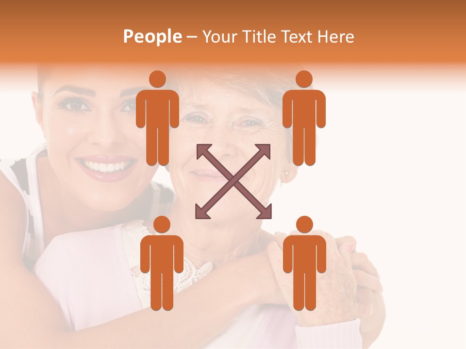 Female Cute Portrait PowerPoint Template