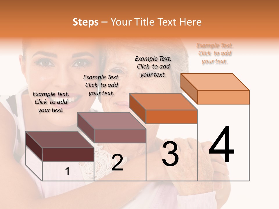 Female Cute Portrait PowerPoint Template