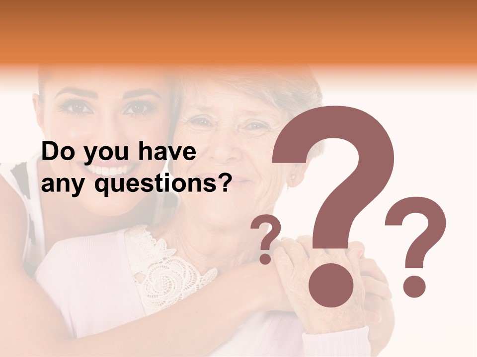 Female Cute Portrait PowerPoint Template