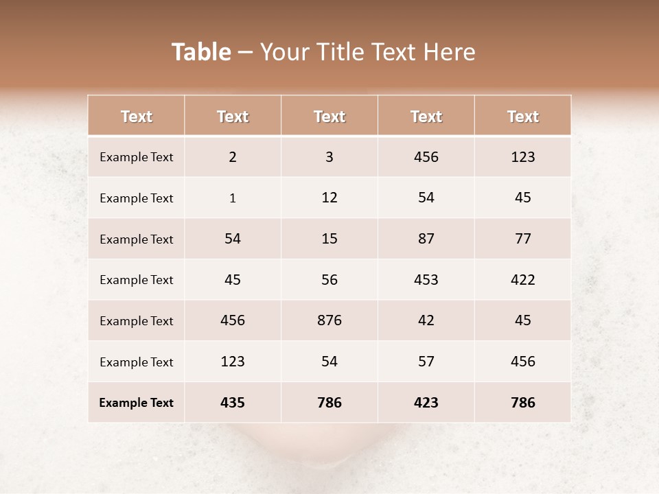 Washing Child Portrait PowerPoint Template