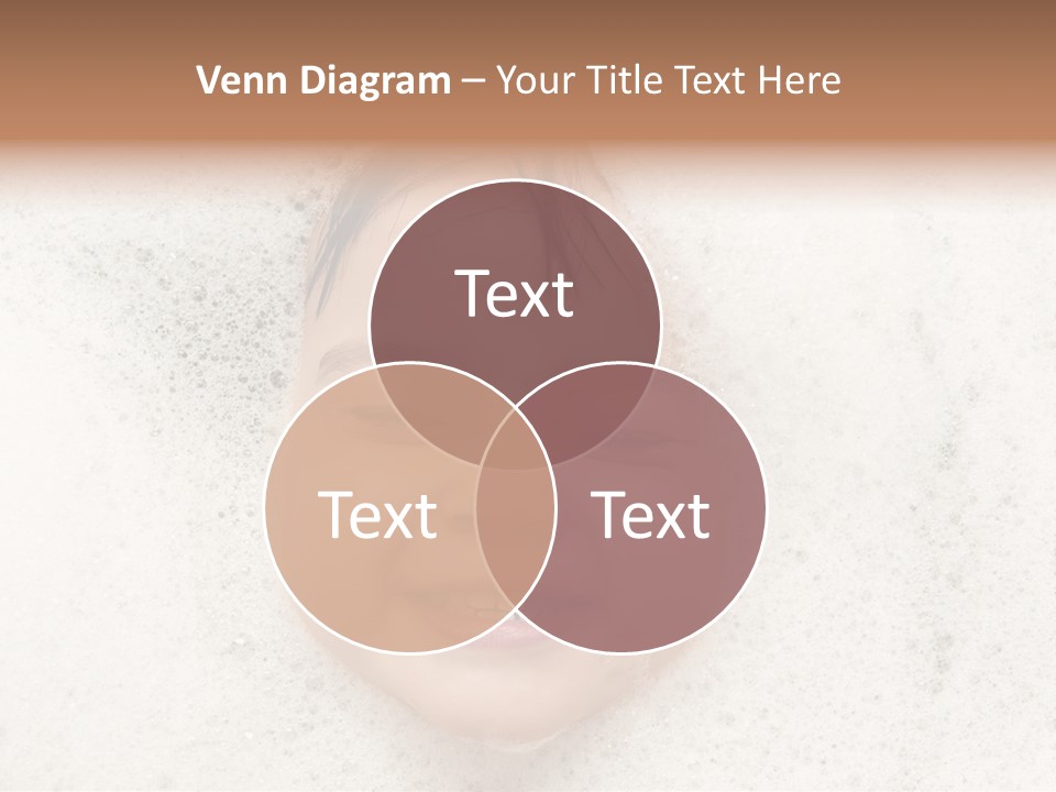 Washing Child Portrait PowerPoint Template