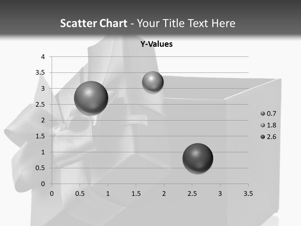 Ribbon Decoration Cardboard PowerPoint Template