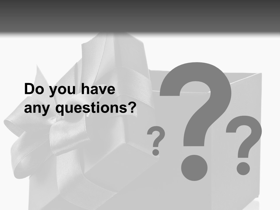 Ribbon Decoration Cardboard PowerPoint Template