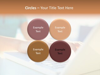 Keyboard Focus Teenager PowerPoint Template