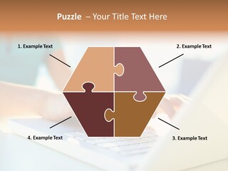 Keyboard Focus Teenager PowerPoint Template