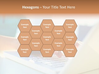 Keyboard Focus Teenager PowerPoint Template