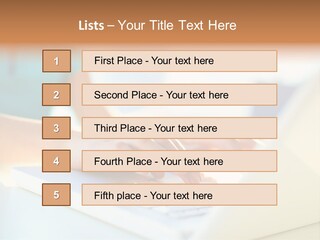 Keyboard Focus Teenager PowerPoint Template