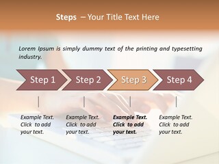 Keyboard Focus Teenager PowerPoint Template