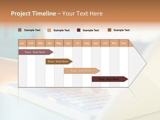 Keyboard Focus Teenager PowerPoint Template