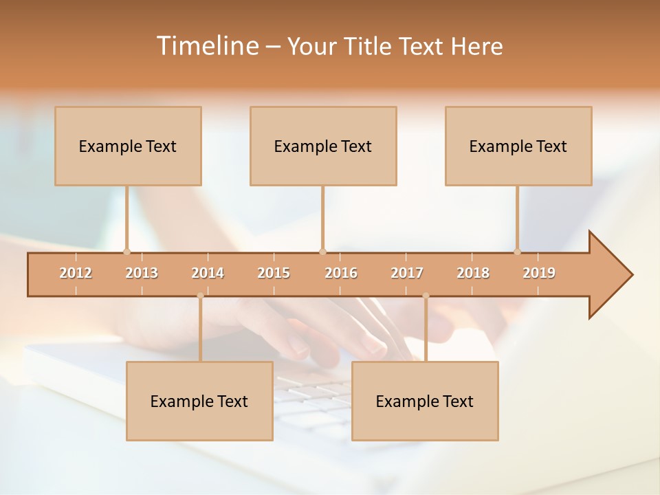 Keyboard Focus Teenager PowerPoint Template