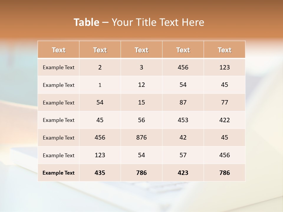 Keyboard Focus Teenager PowerPoint Template