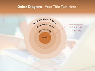 Keyboard Focus Teenager PowerPoint Template