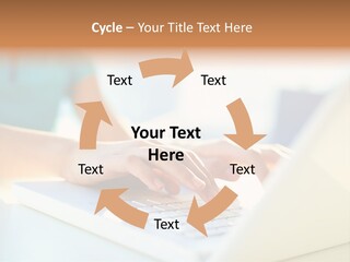 Keyboard Focus Teenager PowerPoint Template
