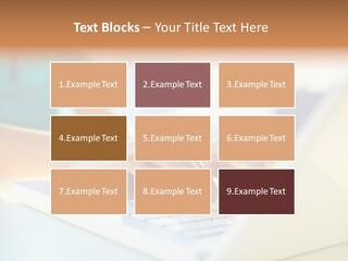 Keyboard Focus Teenager PowerPoint Template